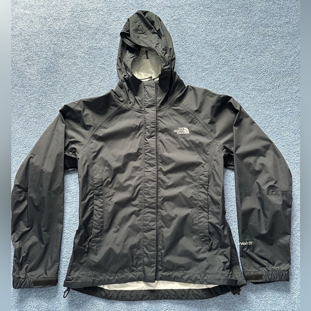 The North Face Black Rain Jacket, size XS